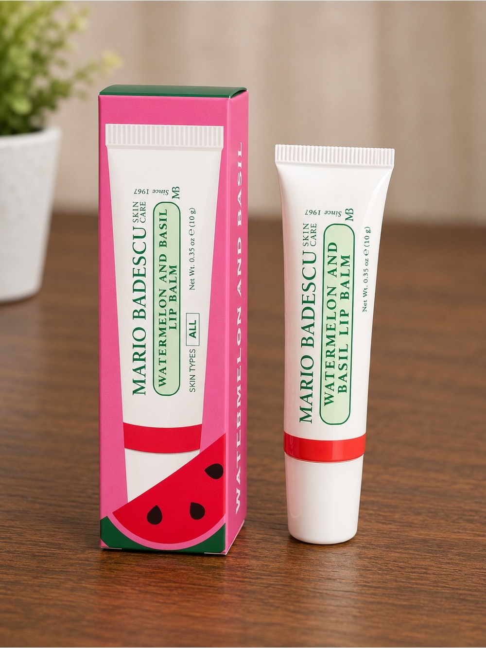 Mario Badescu Watermelon & Basil Lip Balm - New in box